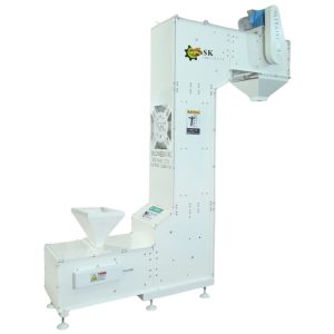 Z Type Bucket Elevator 4 Ltr | Z Elevator | Bucket Elevator & Z Conveyor for Grains | Automatic Grain Conveyor Machine for Peanuts Rice Wheat Seeds Pulses